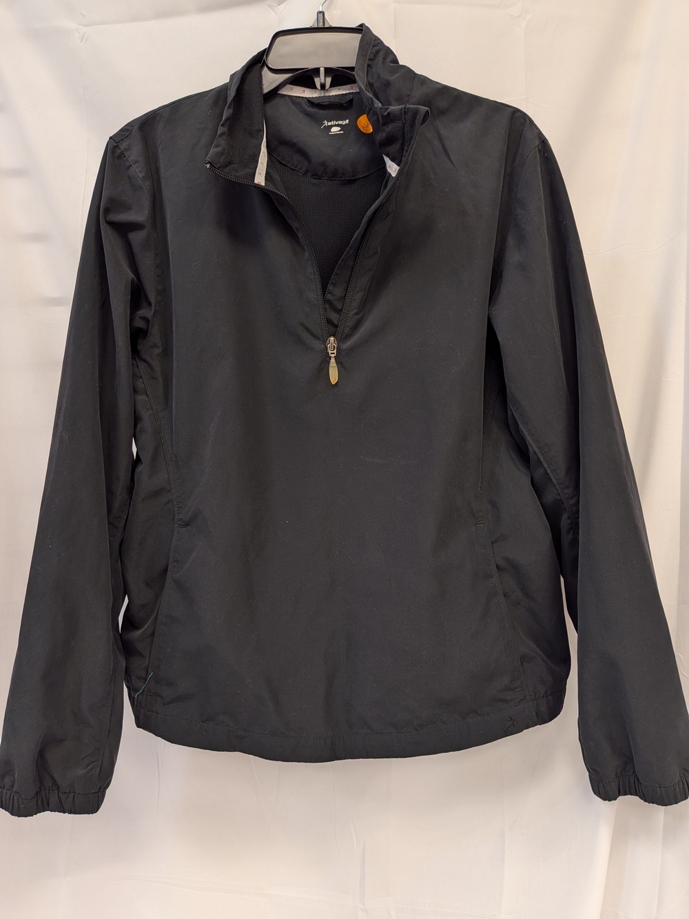 Ativa Black Half-Zip Windbreaker Pullover